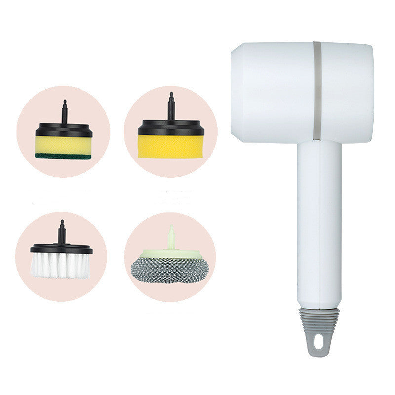 Electric Cleaning Brush – USB Rechargeable Scrubber for Kitchen & Bathroom