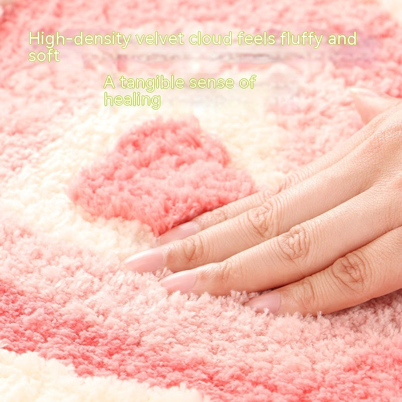 Bedroom Carpet Bedside Plush Thickened Table Carpet