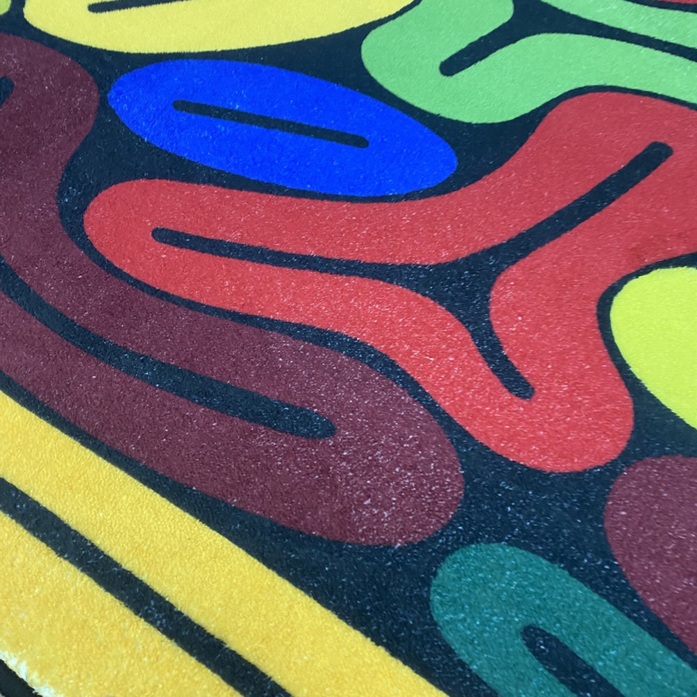 Avant-Garde Wool Art Rug
