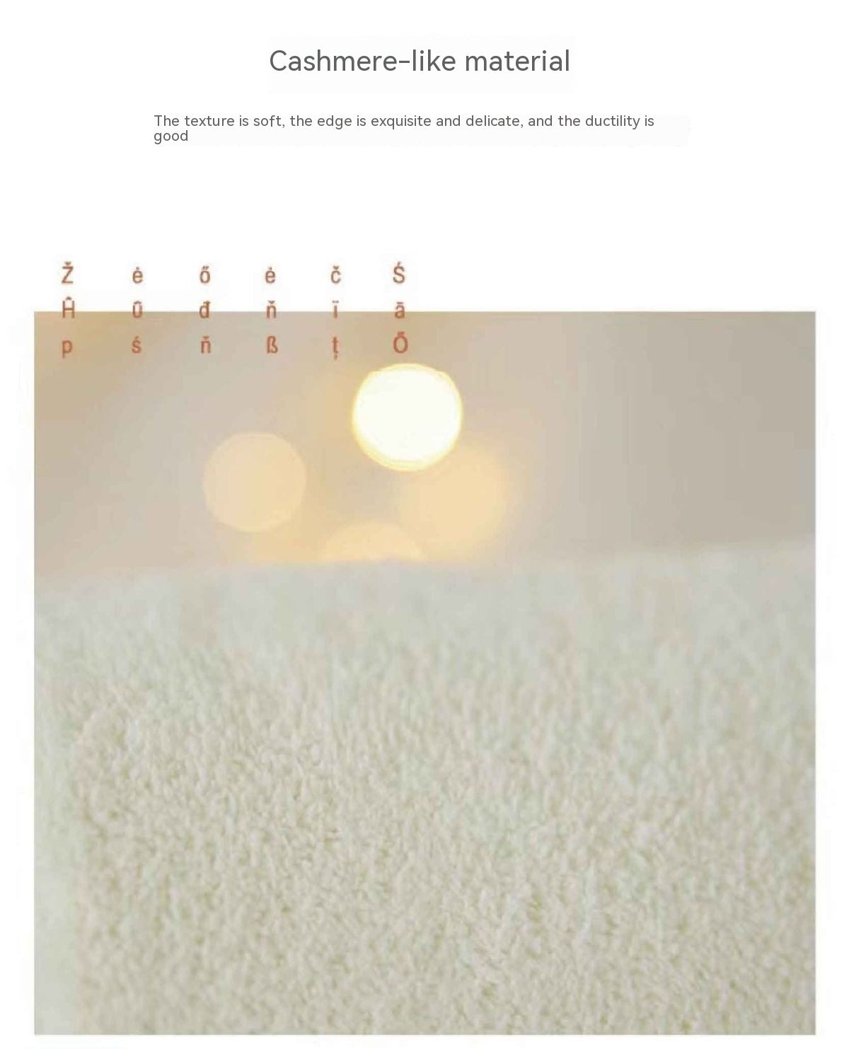 English Letter Personalized Carpet Cashmere