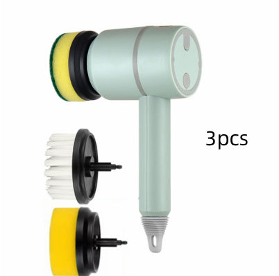 Electric Cleaning Brush – USB Rechargeable Scrubber for Kitchen & Bathroom