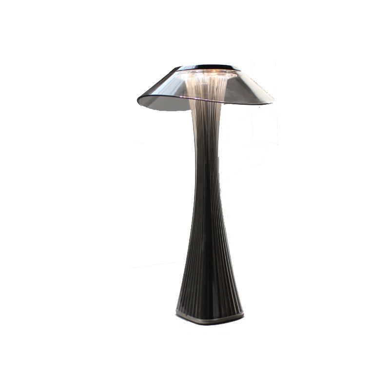 Small Waist Crystal Table Lamp – Rechargeable LED Bedside Light with Touch Control