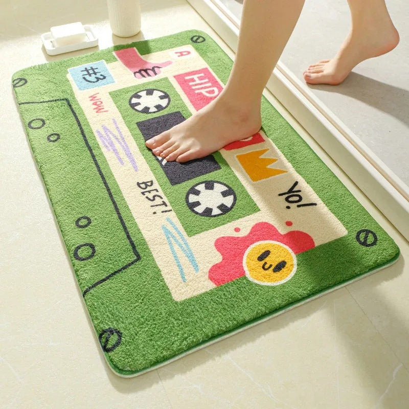 Doorway Foot Mat Thick Cashmere Carpet