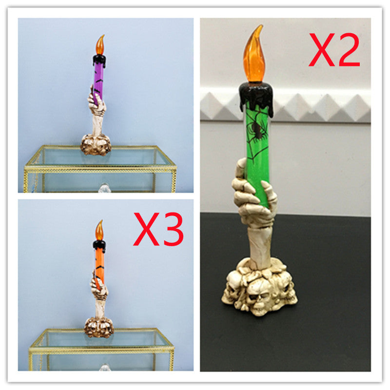 Candle Lamp Pumpkin Lamp Skull Ornament