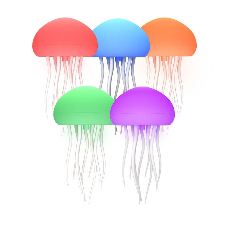 LED Jellyfish Mood Lamp – Smart Night Light for Bedside & Desk