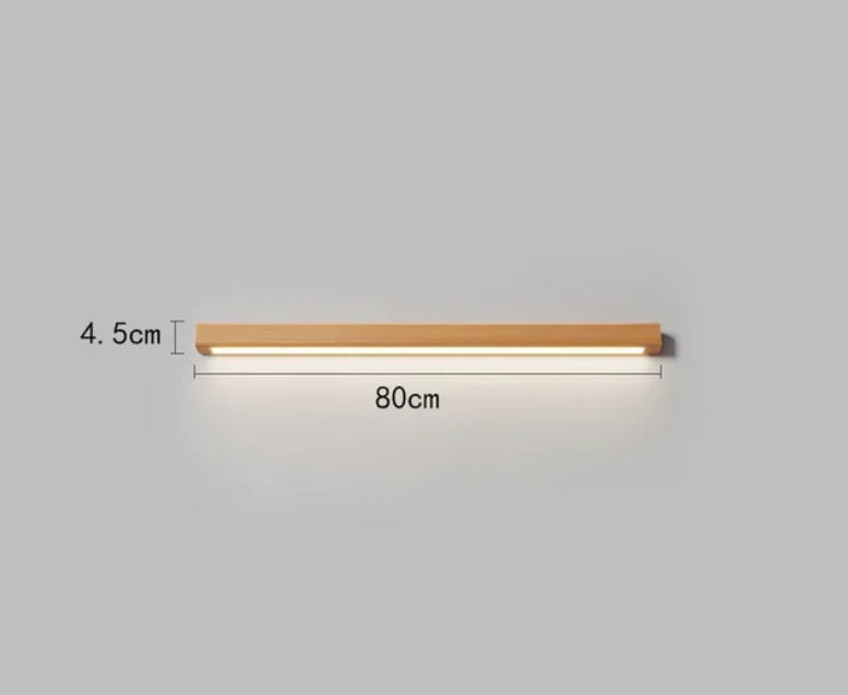 Long Wall Lamp Simple Log Creative Line Bar Lights