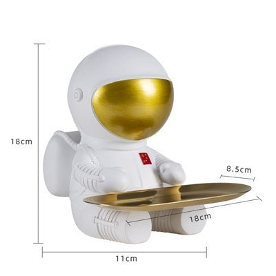 Astronaut Storage Tray Resin Ornament