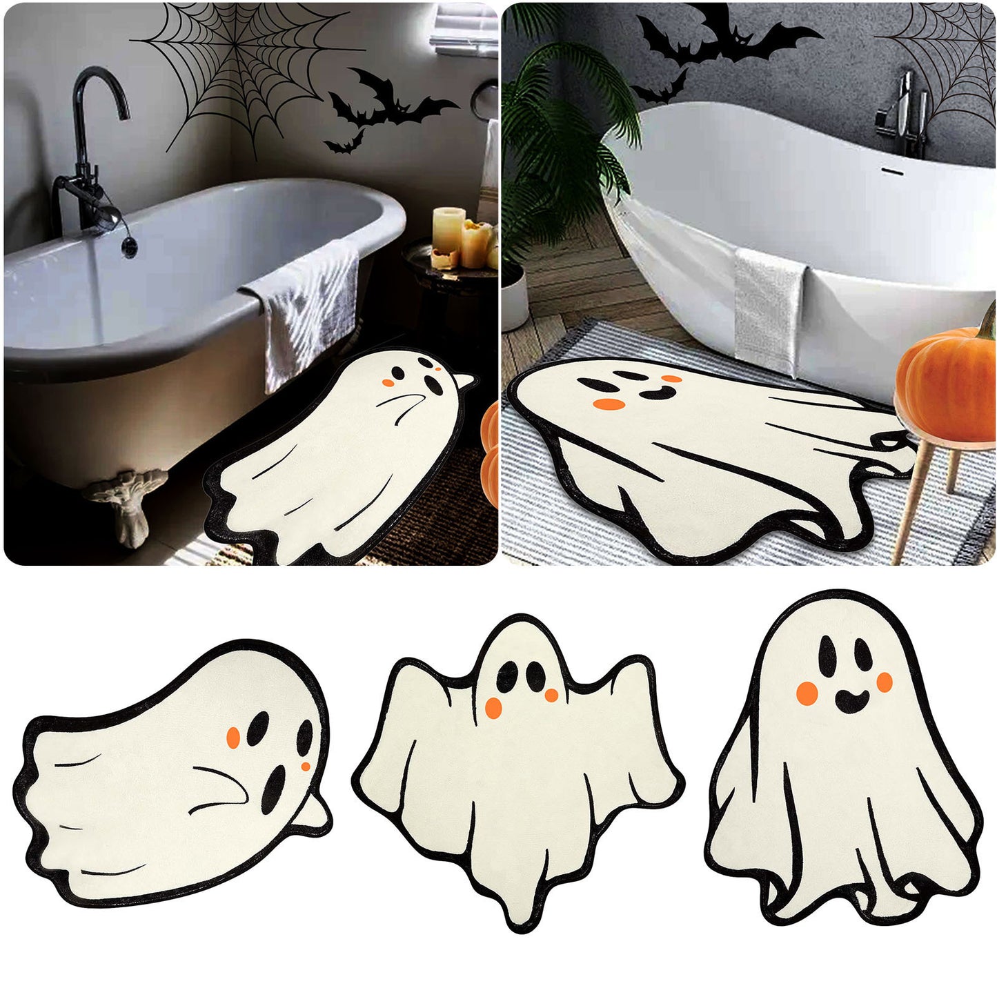Ghost Kid Halloween Carpet Family