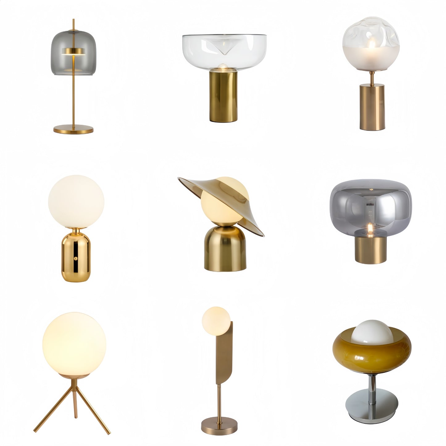 Creative Bedroom Bedside Lamp Metal Decorative Table Lamp
