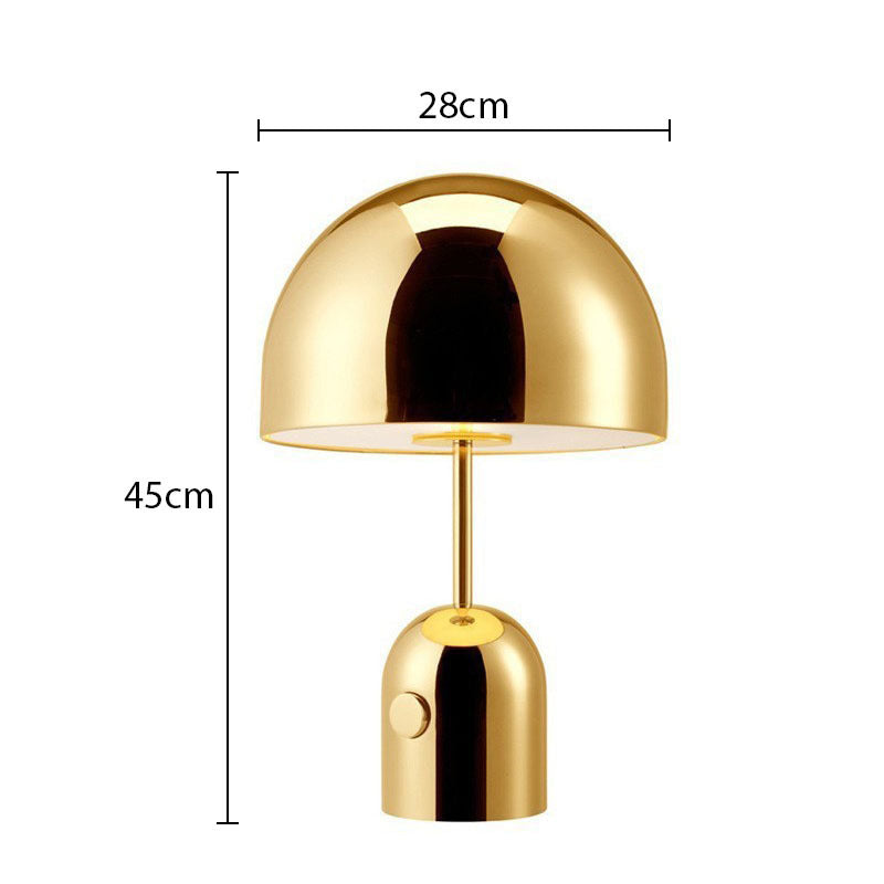 Creative Bedroom Bedside Lamp Metal Decorative Table Lamp