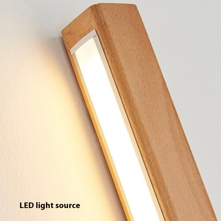 Long Wall Lamp Simple Log Creative Line Bar Lights
