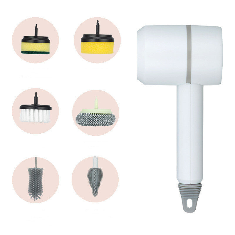 Electric Cleaning Brush – USB Rechargeable Scrubber for Kitchen & Bathroom