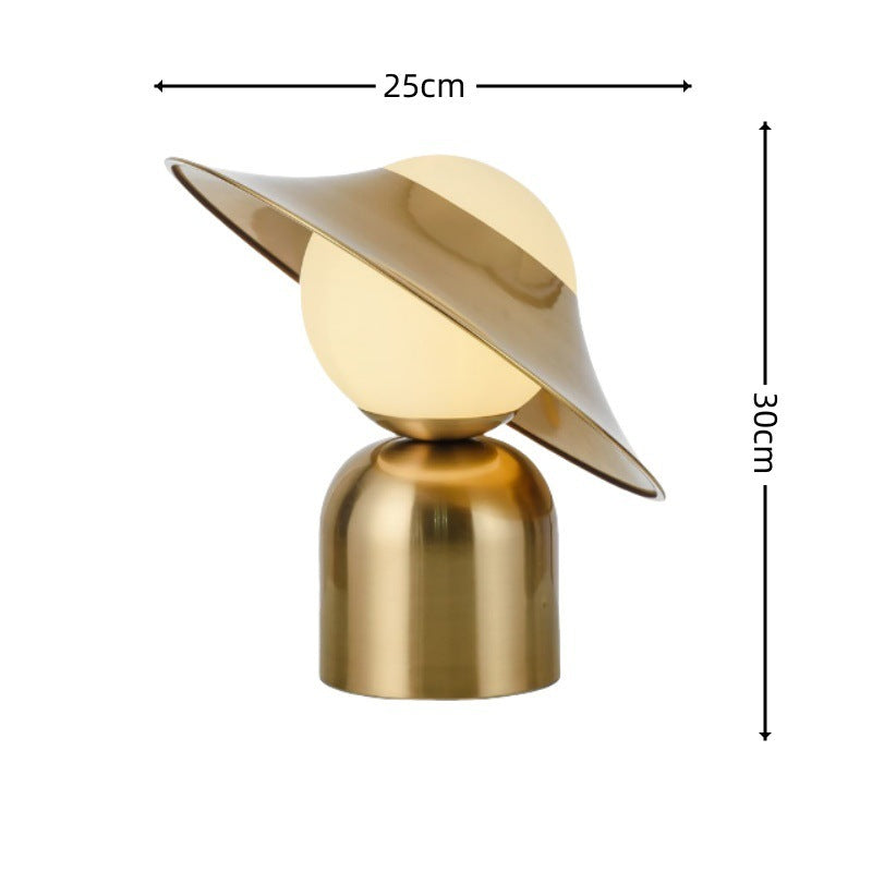 Creative Bedroom Bedside Lamp Metal Decorative Table Lamp