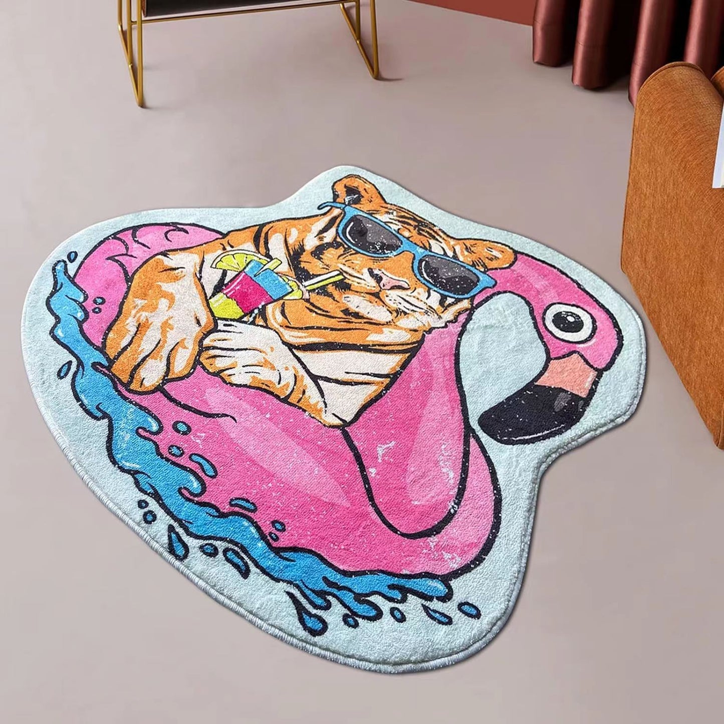 Children's Room Cute Thickening Cashmere Carpet Bedroom Animal Carpet