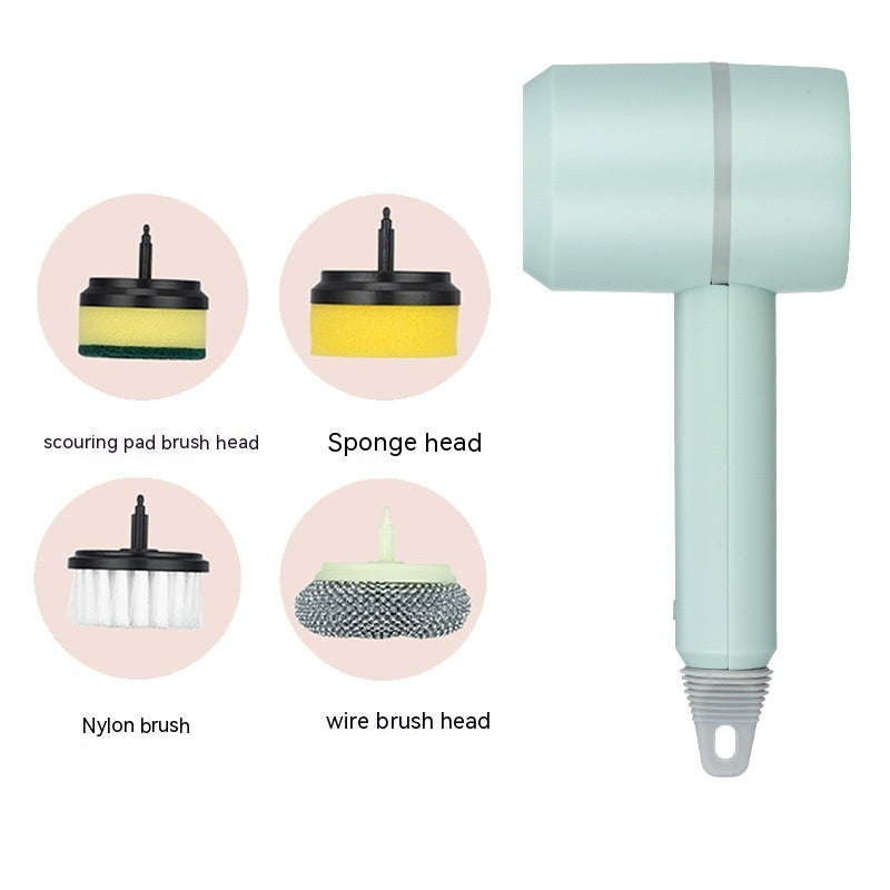 Electric Cleaning Brush – USB Rechargeable Scrubber for Kitchen & Bathroom