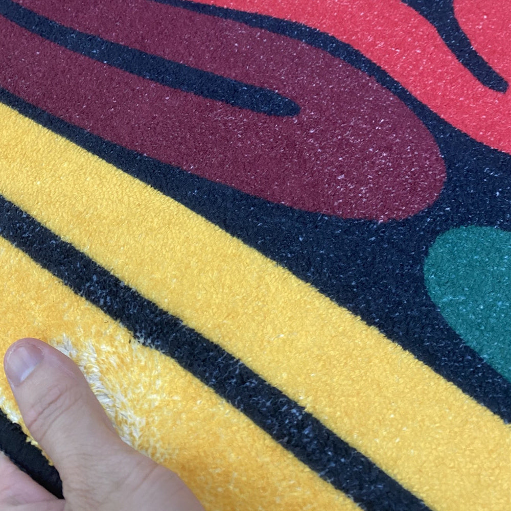 Avant-Garde Wool Art Rug