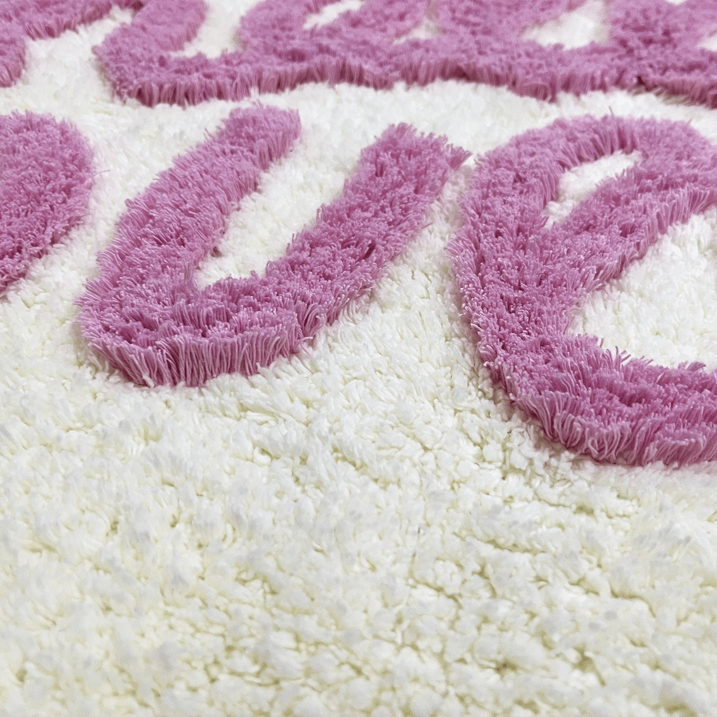 Round Carpet Bedroom Tufted Cotton