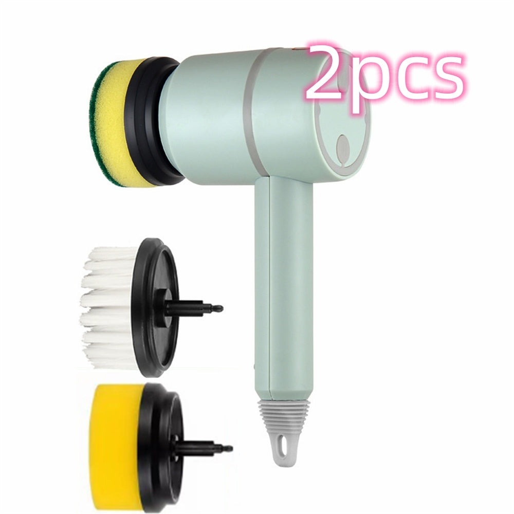 Electric Cleaning Brush – USB Rechargeable Scrubber for Kitchen & Bathroom