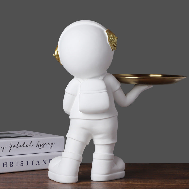 Astronaut Storage Tray Resin Ornament
