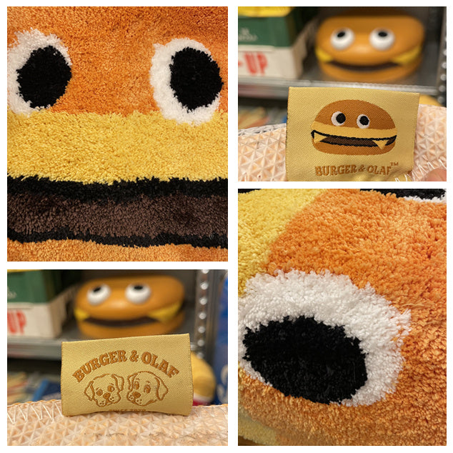 Retro Cartoon Cheeseburger Non-slip Carpet