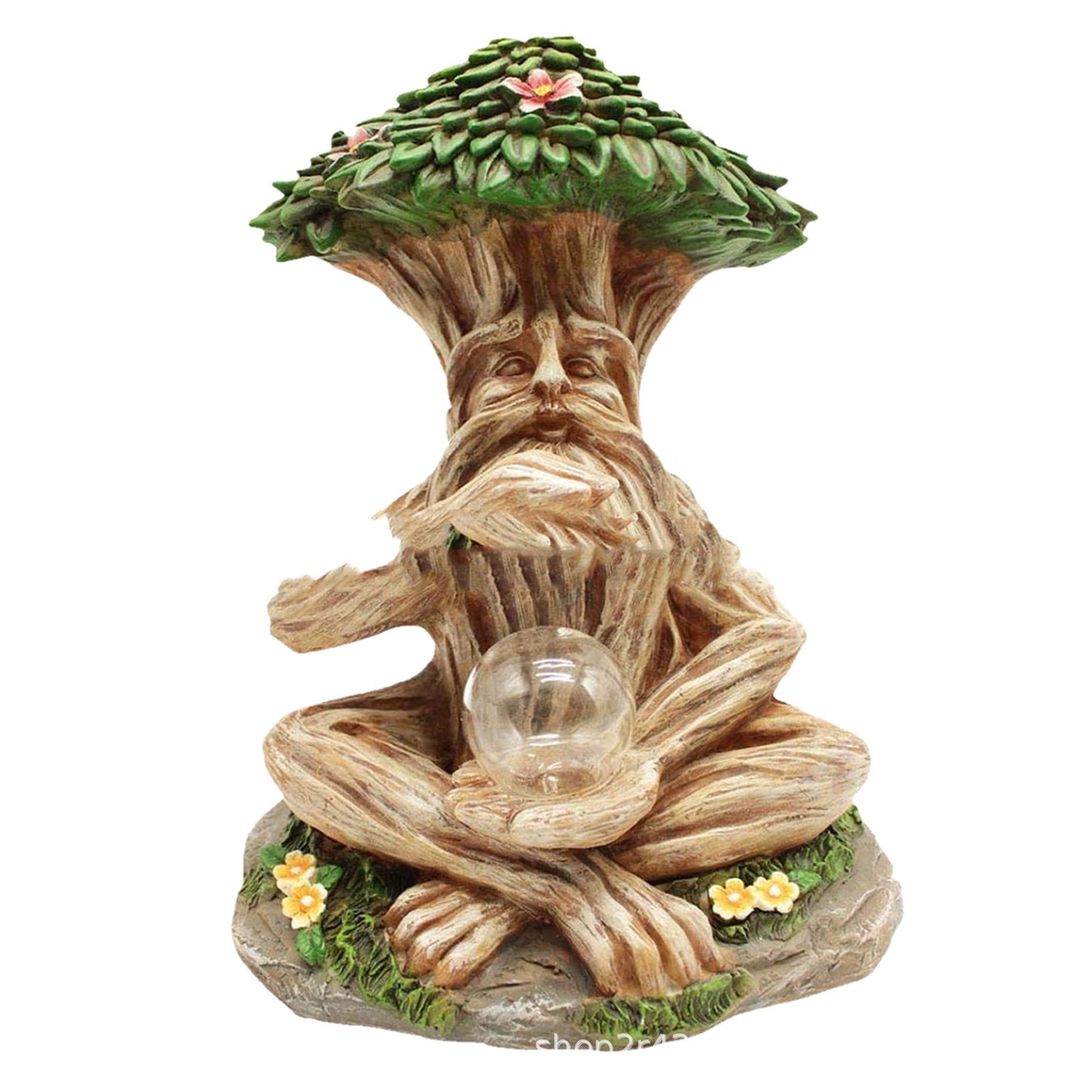 LED Resin Garden Statue – Solar Decorative Ornament for Outdoor & Indoor Use