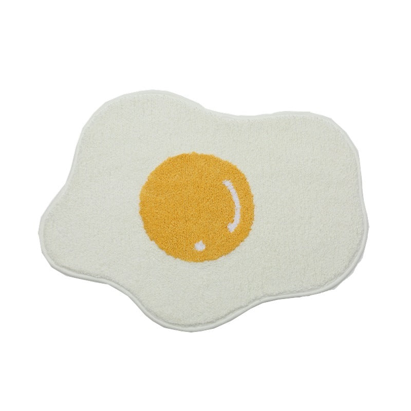 Funny Egg Welcome Mat – Non-Slip Rug for Kitchen, Bathroom & Entryway