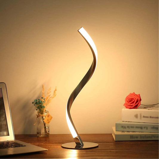 Snake Spiral Table Lamp – Modern LED Night Light