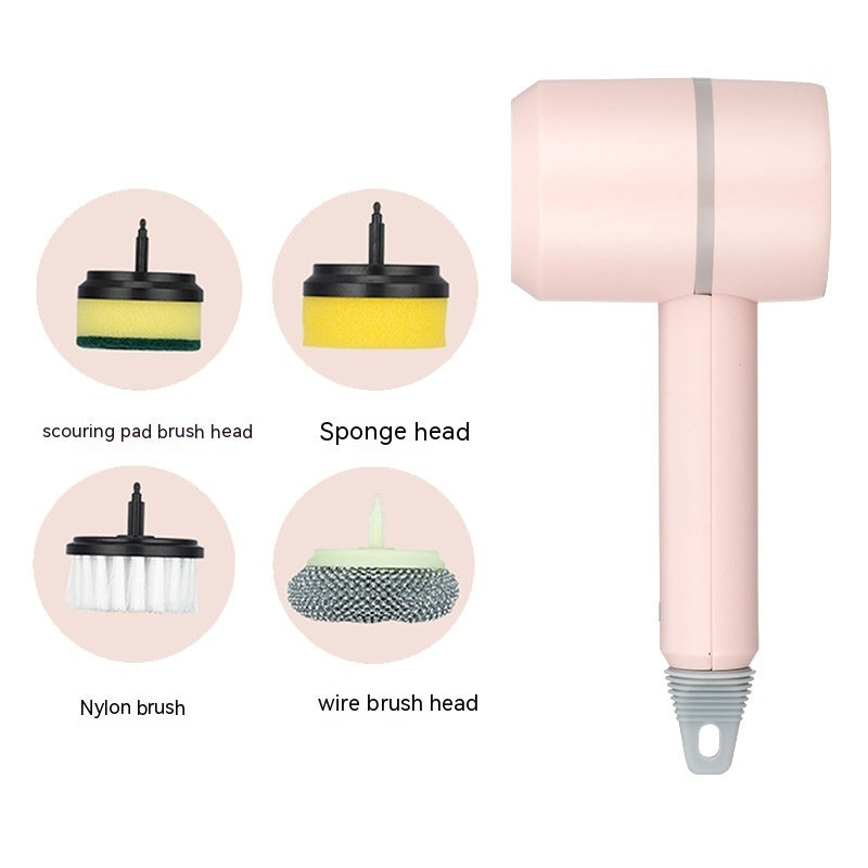 Electric Cleaning Brush – USB Rechargeable Scrubber for Kitchen & Bathroom