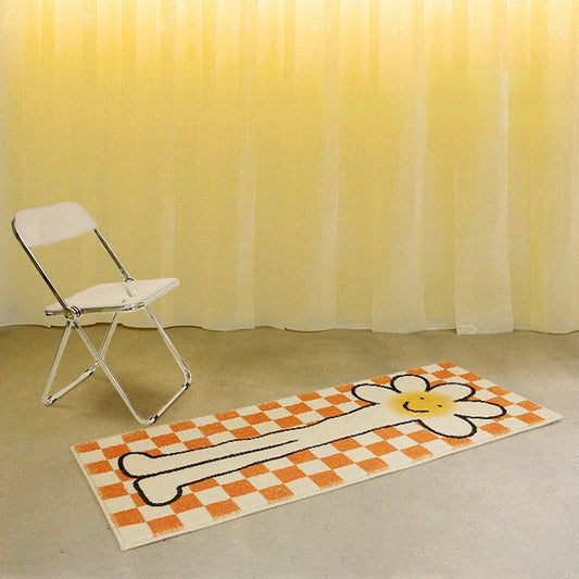 Anti Slip Cashmere Bedside Carpet