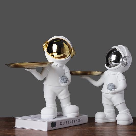 Astronaut Storage Tray Resin Ornament