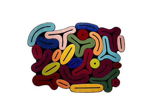 Avant-Garde Wool Art Rug