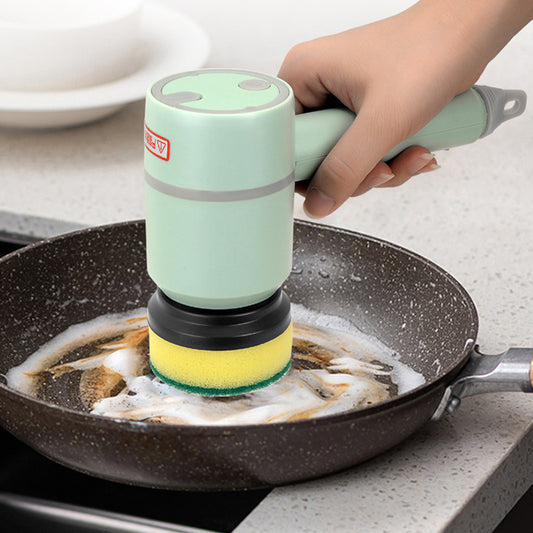 Electric Cleaning Brush – USB Rechargeable Scrubber for Kitchen & Bathroom
