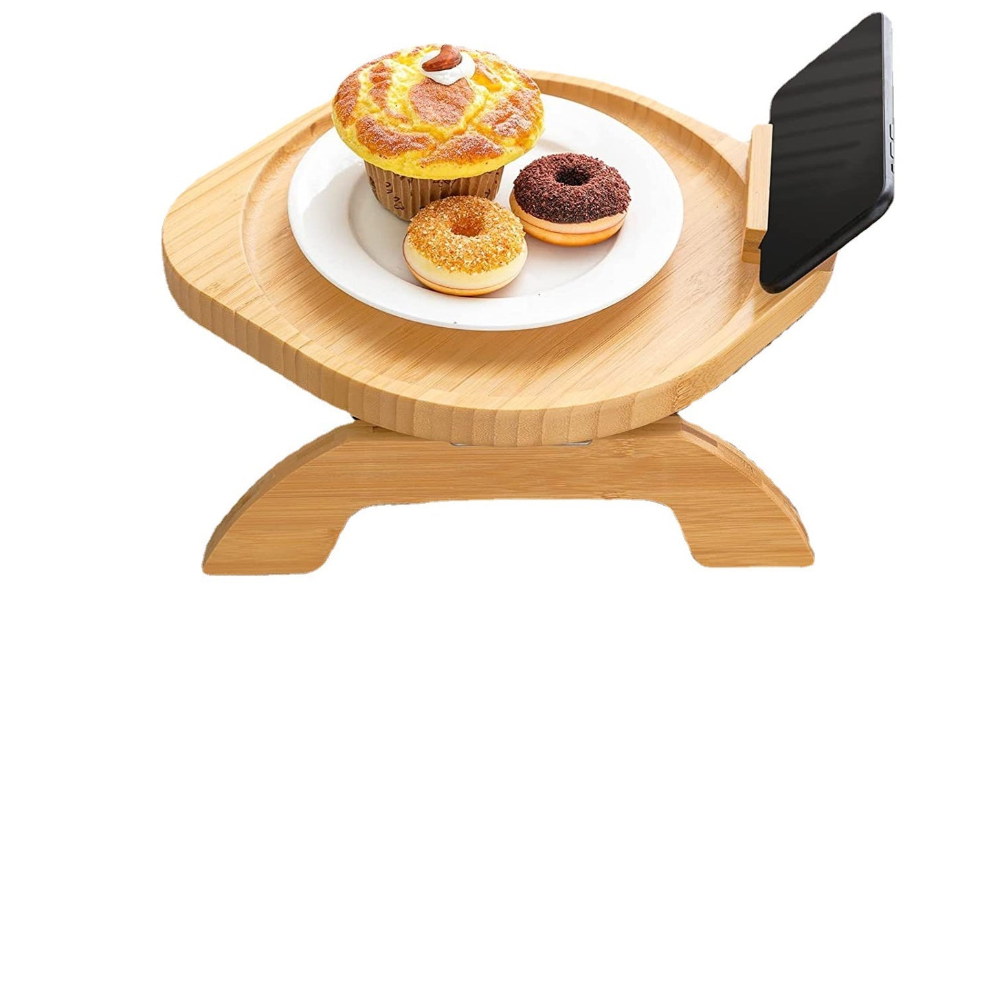 ZENWOOD™ – Bamboo Sofa Tray Table | Foldable, Portable & Stylish